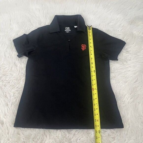 Cutter & Buck San Francisco Giants Women's CB DryTec Genre Polo Black Shirt Lrg - Picture 6 of 12